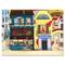Designart - The Facade of The Buildings In A Cozy Streets - French Country Canvas Wall Art Print
